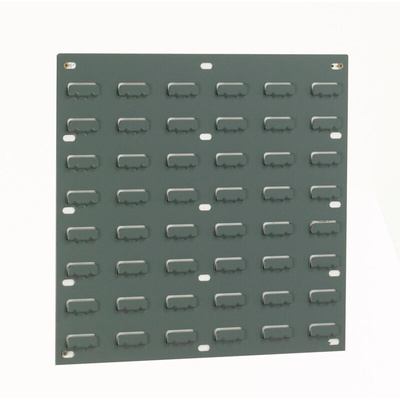 RS PRO PP Louvre Panel Storage Unit, 438mm x 457mm, Grey