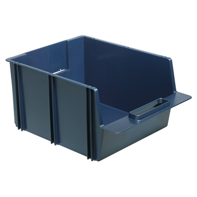 Raaco PP Storage Bin, 186mm x 280mm, Blue