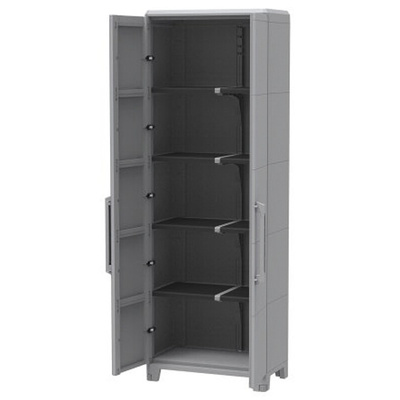 RS PRO 2 Door Plastic  Lockable Floor Standing Storage Cabinet, 780 x 430 x 2250mm