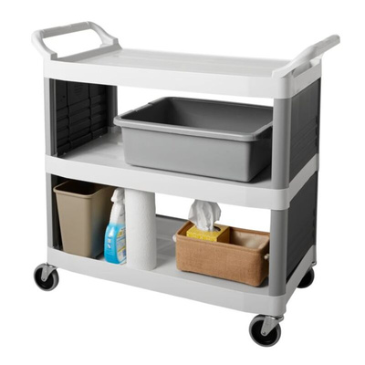 Rubbermaid Commercial Products 28.9L Grey Polyethylene Storage Box, 17.78cm x 43.51cm x 54.61cm