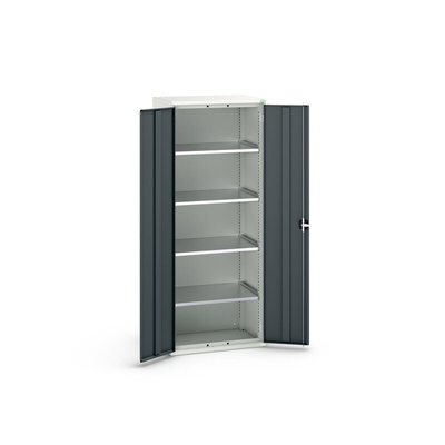 Bott 2 Door Steel  Lockable Floor Standing Cupboard, 2000 x 800 x 550mm