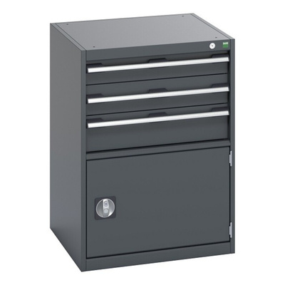 Bott 1 Door Steel  Lockable Floor Standing Cabinet, 650 x 650 x 900mm