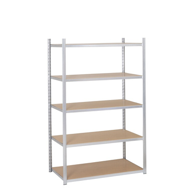 Manorga Galvanised 5 Shelf Galvanised Steel Quickshelf Starter Bay, 2000mm x 1000mm, 500mm, 300kg Load