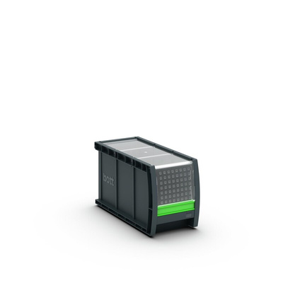 Bott Plastic Storage Bin, 165mm x 130mm, Anthracite Grey