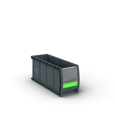 Bott Plastic Storage Bin, 165mm x 130mm, Anthracite Grey