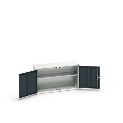 Bott 2 Door Sheet Steel  Lockable Floor Standing Cupboard, 1050 x 350 x 600mm