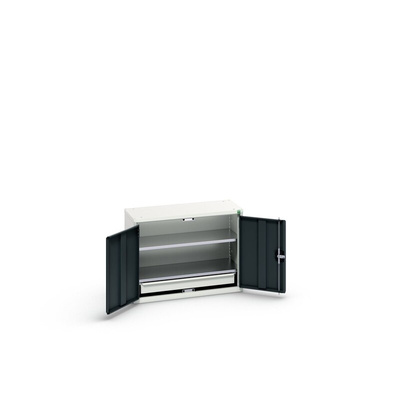 Bott 2 Door Sheet Steel  Lockable Floor Standing Cupboard, 800 x 350 x 600mm