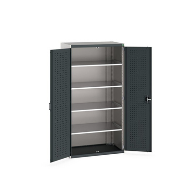 Bott 2 Door Sheet Steel  Lockable Floor Standing Cupboard, 1050 x 650 x 2000mm