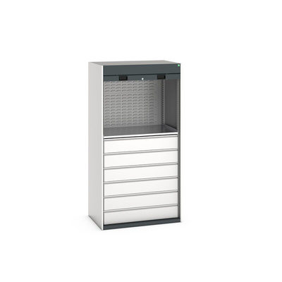 Bott 1 Door Sheet Steel No Floor Standing Cupboard, 1050 x 650 x 2000mm