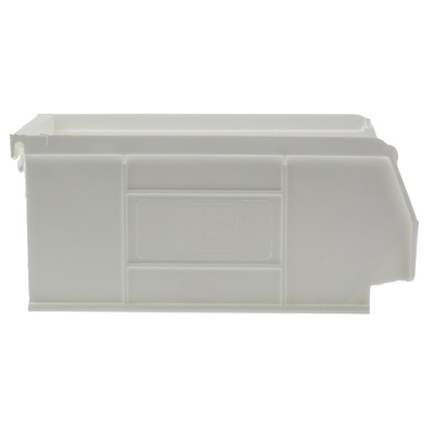 RS PRO PP Storage Bin, 76mm x 101mm, White