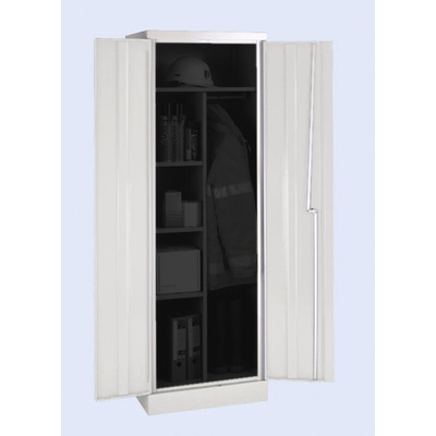 2 Door Steel Lockable Floor Standing Storage Cabinet, 1820 x 615 x 505mm