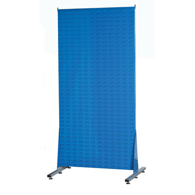 RS PRO PP Louvre Panel Storage Unit, 2000mm x 1000mm, Blue