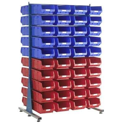 RS PRO PP Louvre Panel Storage Unit, 1500mm x 1000mm, Blue