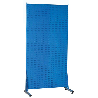RS PRO PP Louvre Panel Storage Unit, 2000mm x 1000mm, Blue