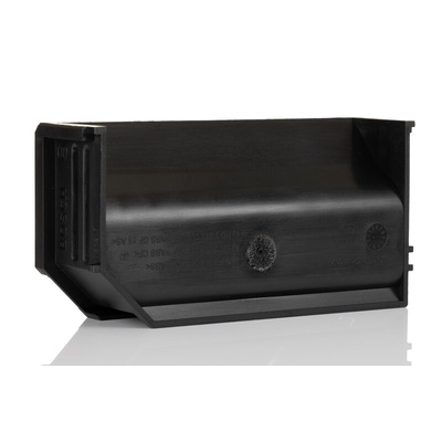 Bosch Rexroth Plastic Storage Bin, 50mm x 173mm, Black