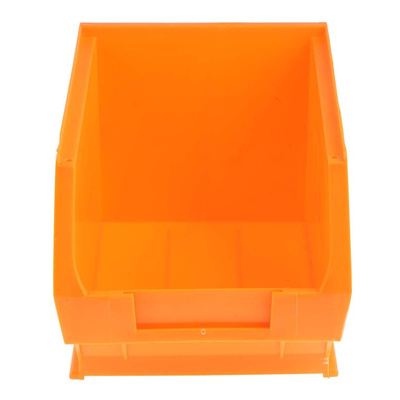 RS PRO PP Storage Bin, 130mm x 150mm, Orange