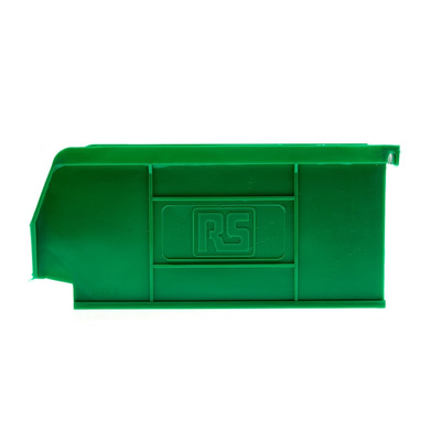 RS PRO PP Storage Bin, 76mm x 101mm, Green