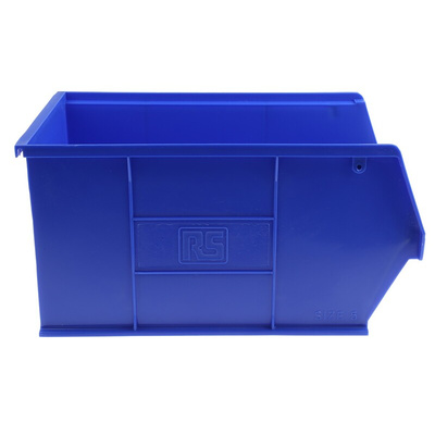 RS PRO PP Storage Bin, 181mm x 205mm, Blue