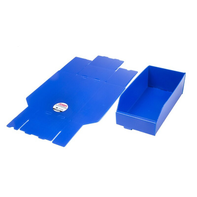 RS PRO Storage Bin, 100mm x 150mm, Blue