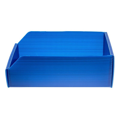 RS PRO Storage Bin, 100mm x 200mm, Blue