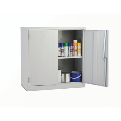 RS PRO 2 Door Mild Steel  Lockable Cabinet