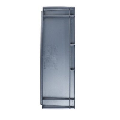 RS PRO 40L Grey PP Large Euro Containers, 200mm x 400mm x 600mm