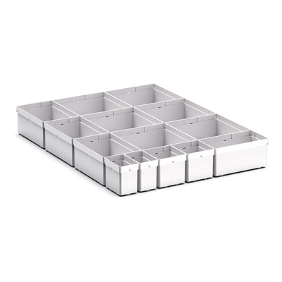 Bott Plastic Storage Bin, 100mm x 400mm