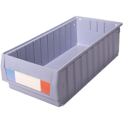 RS PRO PP Storage Bin, 500mm x 234mm, Blue