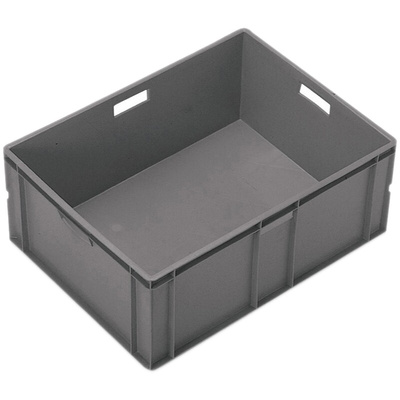 Schoeller Allibert 125L Grey Stacking Container, 319mm x 800mm x 600mm