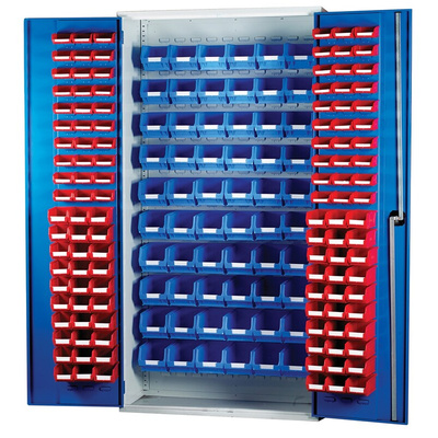 RS PRO Steel  Lockable Storage Cabinet, 2000 x 1015 x 430mm
