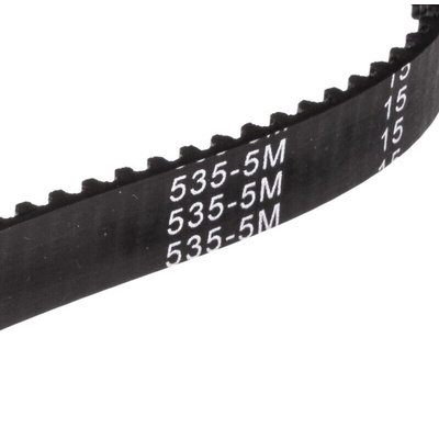 RS PRO Timing Belt, 107 Teeth, 535mm Length, 15mm Width