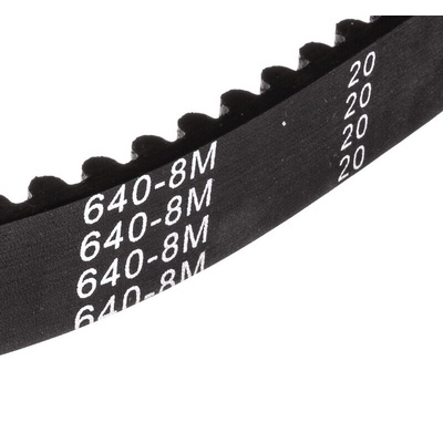 RS PRO Timing Belt, 80 Teeth, 640mm Length, 20mm Width