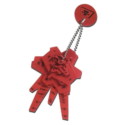 OPTIBELT Pulley Guage, For Use With Trapezoidal Belts