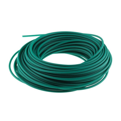 RS PRO 30m 4mm diameter Green Round Polyurethane Belt for use with 38mm minimum pulley diameter