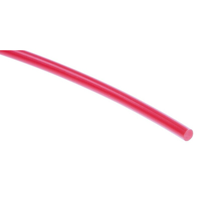 RS PRO 30m 3mm diameter Red Round Polyurethane Belt for use with 30mm minimum pulley diameter