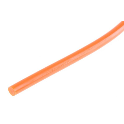 RS PRO 30m 5mm diameter Orange Round Polyurethane Belt for use with 34mm minimum pulley diameter