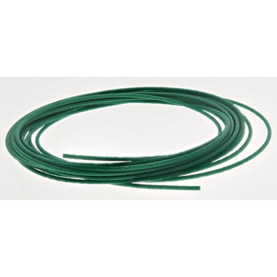 RS PRO 5m 2mm diameter Green Round Polyurethane Belt for use with 19mm minimum pulley diameter