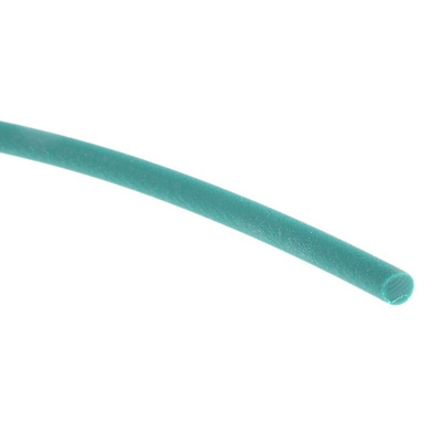 RS PRO 5m 4mm diameter Green Round Polyurethane Belt for use with 38mm minimum pulley diameter