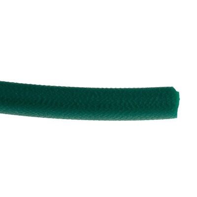 RS PRO 5m 8mm diameter Green Round Polyurethane Belt for use with 76mm minimum pulley diameter
