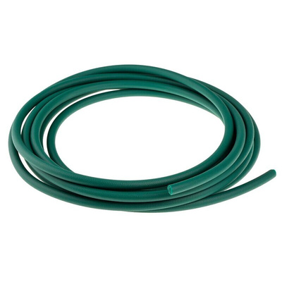 RS PRO 5m 8mm diameter Green Round Polyurethane Belt for use with 76mm minimum pulley diameter