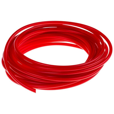 RS PRO 5m 4mm diameter Red Round Polyurethane Belt for use with 40mm minimum pulley diameter