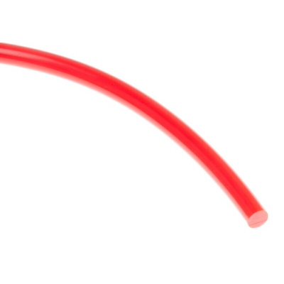 RS PRO 5m 5mm diameter Red Round Polyurethane Belt for use with 50mm minimum pulley diameter