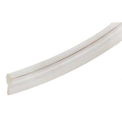 RS PRO 5m 6mm diameter Clear Round Polyurethane Belt for use with 64mm minimum pulley diameter