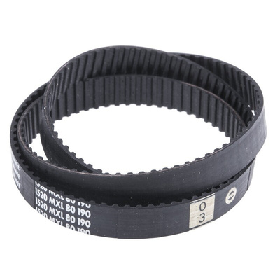 RS PRO Timing Belt, 190 Teeth, 386.08mm Length, 6mm Width