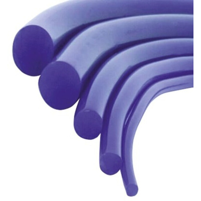 Fenner Drives 5m 8mm diameter Blue Round Polyurethane Belt for use with 56mm minimum pulley diameter