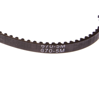 RS PRO Timing Belt, 134 Teeth, 670mm Length, 9mm Width
