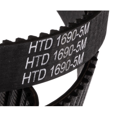 Contitech HTD 1690-5M-15 Timing Belt, 338 Teeth, 1690mm Length, 15mm Width