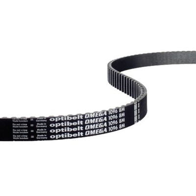 OPTIBELT 1040 8M 50 Timing Belt, 130 Teeth, 1040mm Length, 50mm Width