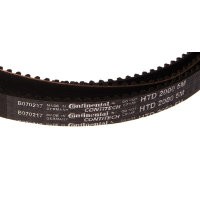 Contitech HTD 2000-5M-15 Timing Belt, 400 Teeth, 2000mm Length, 15mm Width