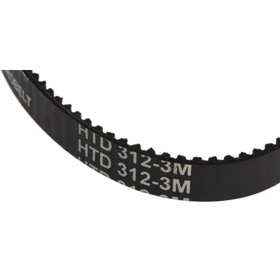 Contitech HTD 312-3M-09 Timing Belt, 104 Teeth, 312mm Length, 9mm Width
